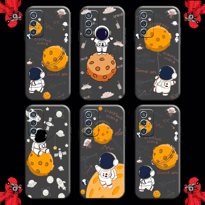 

Astronaut Yellow Planet Formula For Xiaomi Redmi 10 Phone Case Protect Funda Carcasa Coque Liquid Silicon Silicone Cover Black