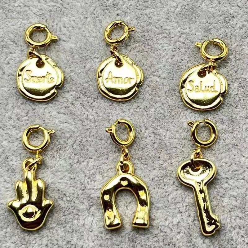 

Exquisite fashion Electroplating 925 silver DIY bracelet necklace Pendant women's romantic holiday gift