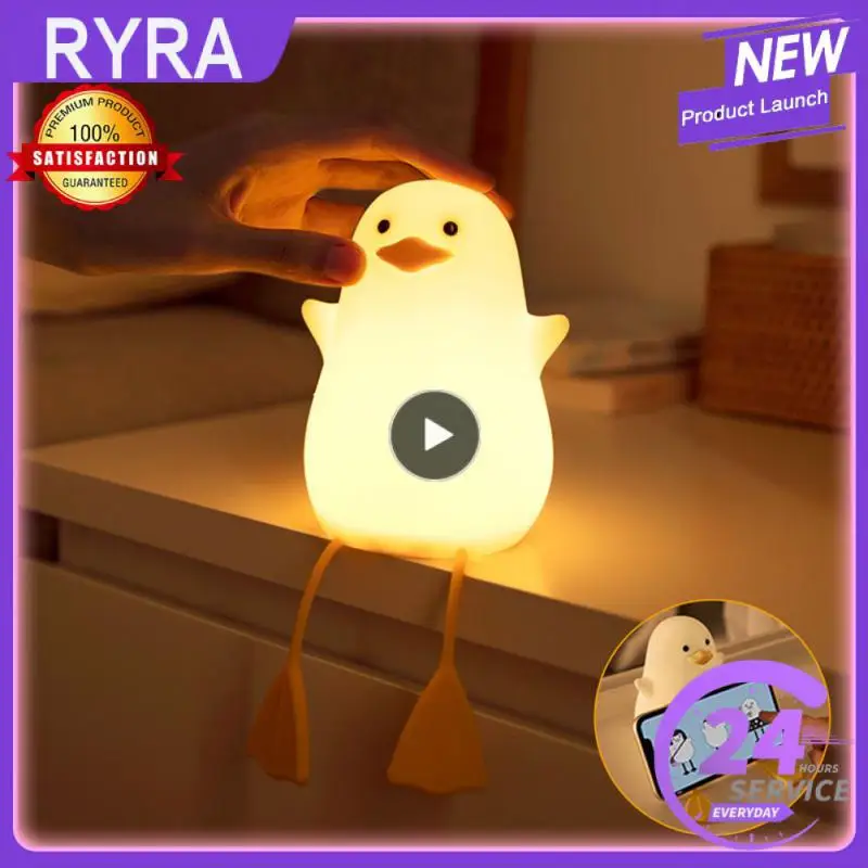 

Rechargeable Lamp Cartoon Led Bedside Lamps Kawaii Patting Switch Sleeping Light For Kids Touch Sensor Creative Led Lamp