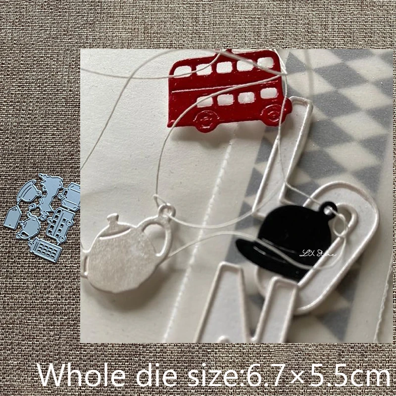 

Металлические штампы XLDesign, трафарет, мини аксессуары, украшение для альбома, скрапбукинга