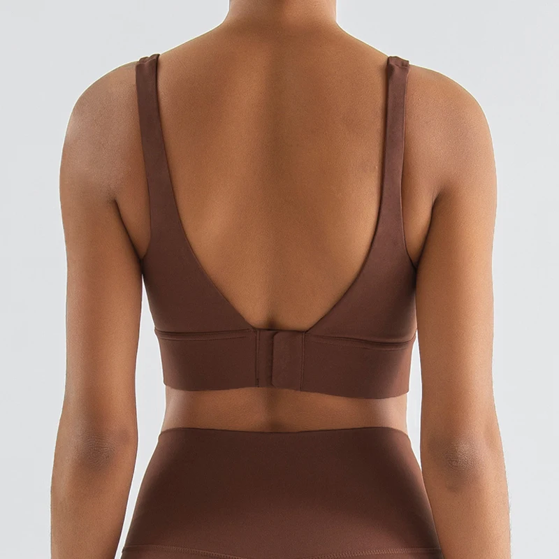 

Спортивный бюстгальтер GYAKORLAT, нижнее белье для йоги, бюстгальтер с фиксированными накладками для груди, кроп-топы, бюстгальтеры для спортзала для женщин, противоударный бюстгальтер пуш-ап для тренировок