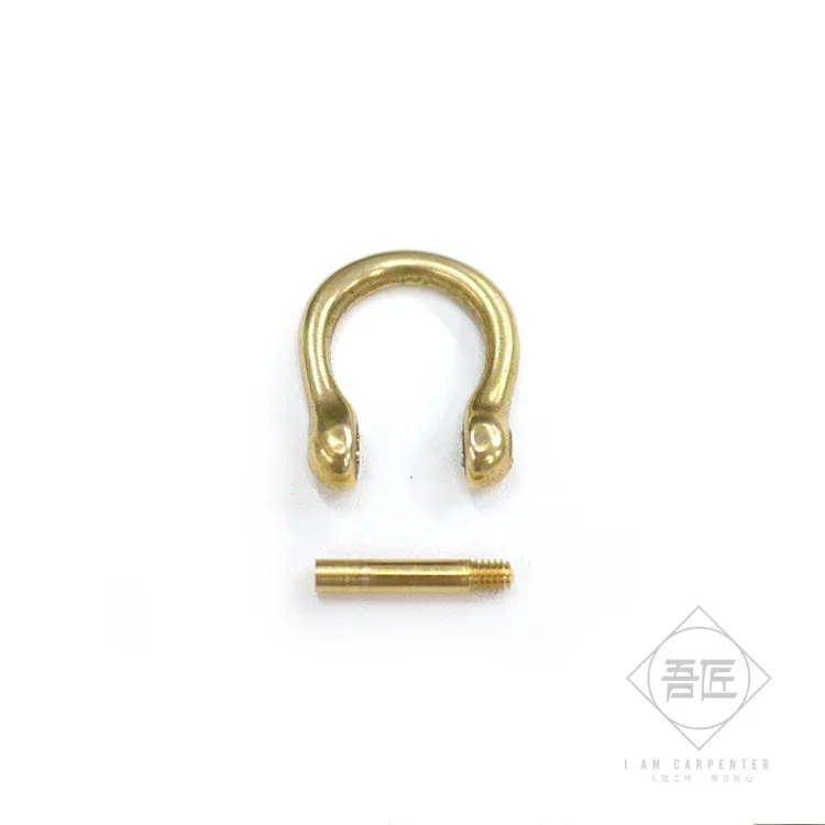 Ручная пряжка передвижная крючок-Пряжка сумка латунная фурнитура