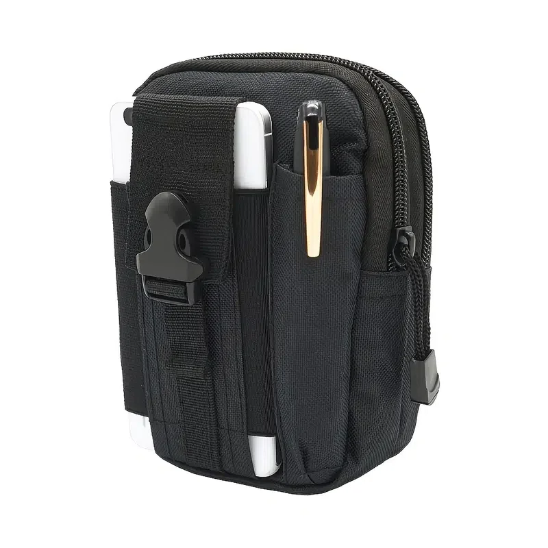 

Universal Outdoor Waist Bag Wallet With Zipper Multifunctional Cell Phone Bag