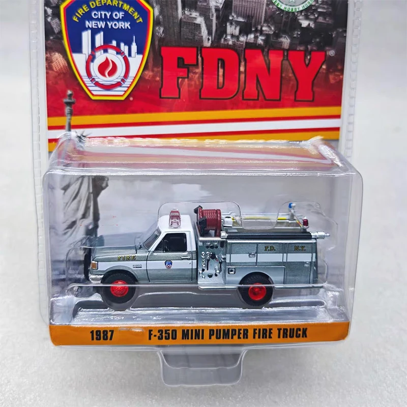 Greenlight 1:64 1987F-350 Пожарная машина-FDNY Серия пожарных литая под давлением модель
