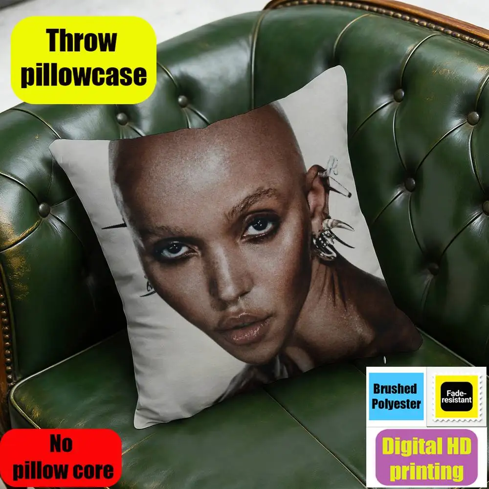 Фото Наволочка для декоративной подушки FKA Twigs Eusexua Room of Fools, 40x40 см, квадратная, для автомобиля, на заказ №5