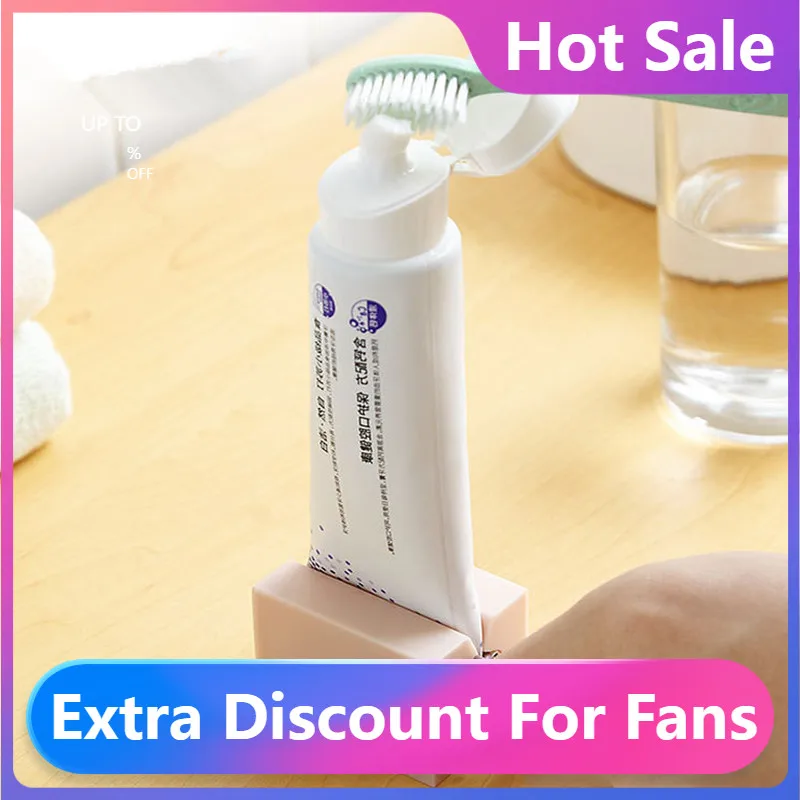 

NEW Fashion Home Plastic Toothpaste Tube Squeezer Easy Dispenser Rolling Holder Bathroom Supply Tooth Cleaning Accessories