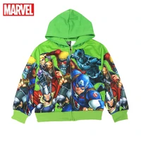 avengers spiderman kids boys jackets spring and autumn clothes cotton childrens hooded coats children cartoon outerwear jacket