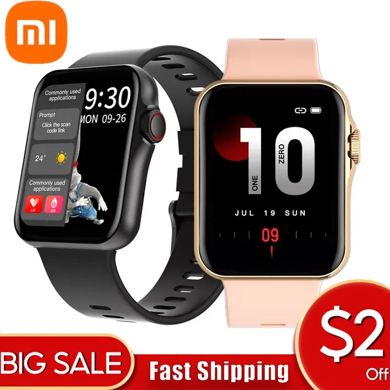 

Xiaomi D06 Smart Watch Bluetooth Call 1.69 Inch Full Touch Woman Man Fitness Sleep Tracker Heart Rate ECG Sport Waterproof Watch