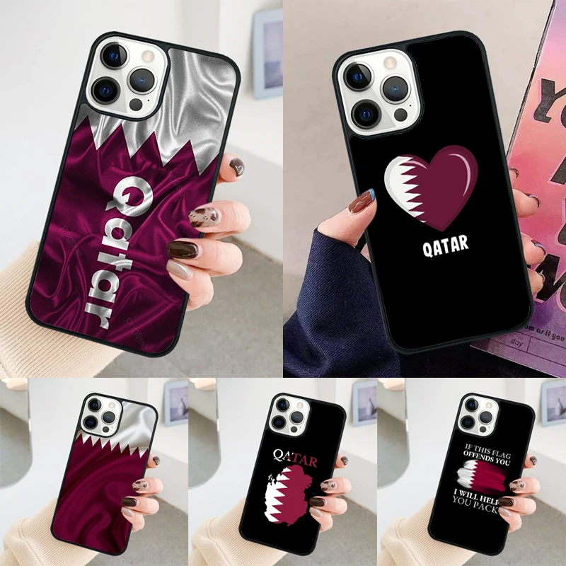 Чехол для iPhone 14 15 16 Pro Max SE 2020 11 12 13 7 8 Plus с национальным баннером Катара
