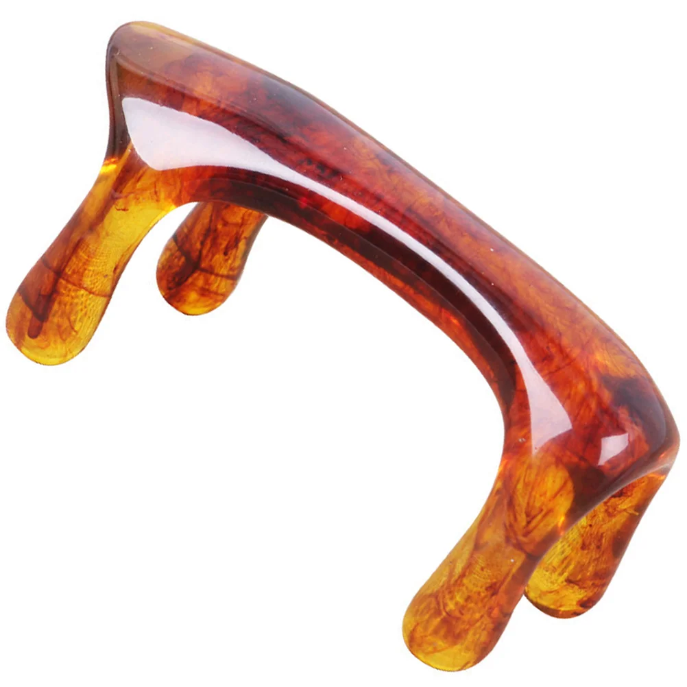 

Hair Scalp Massager Neck Shoulder Tool Reusable Handheld Face Back Beeswax Resin