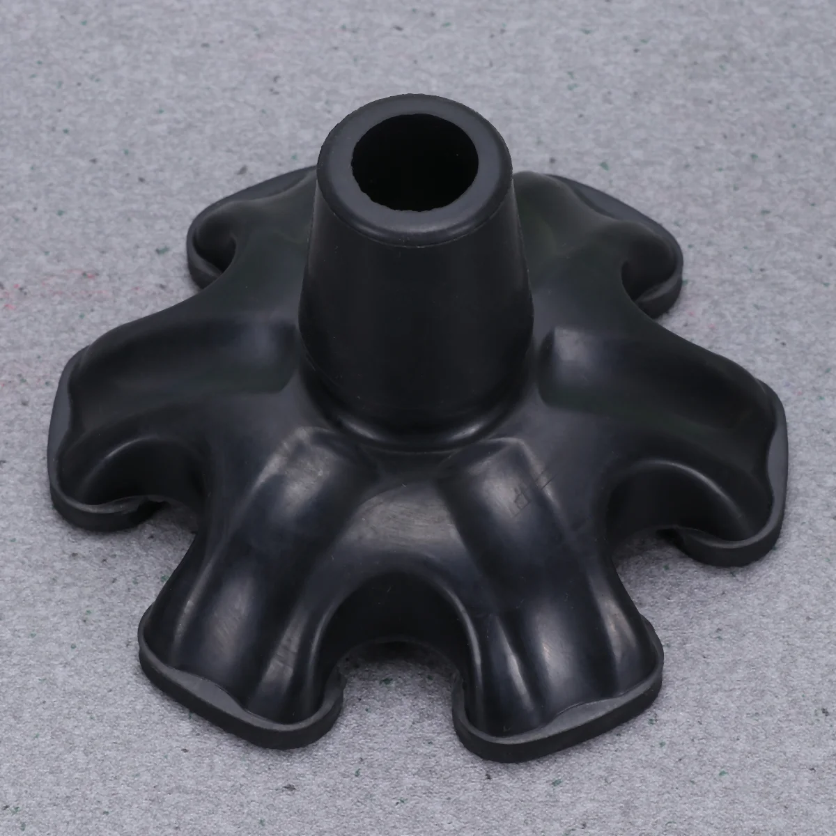 

Crutch Feet Tips Walking Cane Replacement Caps 6 Point Base Crutch Pad for Outdoor Use