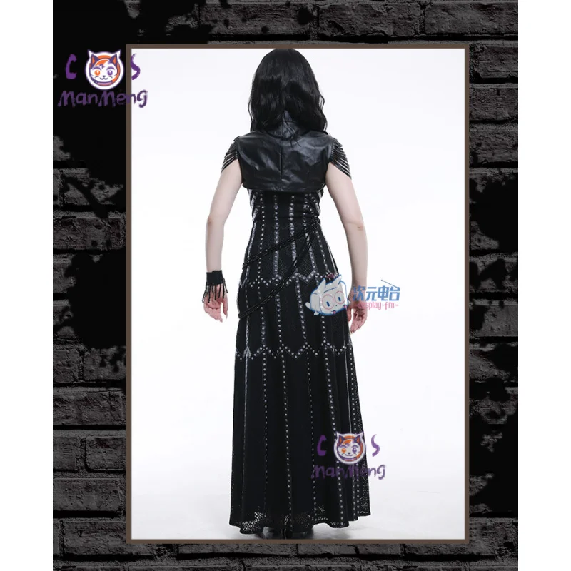 Фото Игра Ведьмак 3: Wild Hunt Yennefer of Vengerberg Косплей Костюм Готическая Королева Сексуальное Платье Вечеринка Хэллоуин Полный Комплект Униформа №5