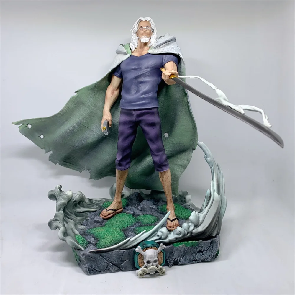 

Anime One Piece Silvers Rayleigh GK Standing PVC Action Figure Collectible Model Doll Toy 32cm