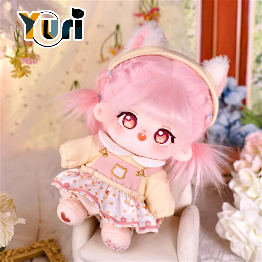 

Yuri Game Shining Nikki Plush 20cm Doll Skeleton Body Toy Dress Up Clothes Costume Outfit Skirt Cosplay Anime Fan Gift C CM