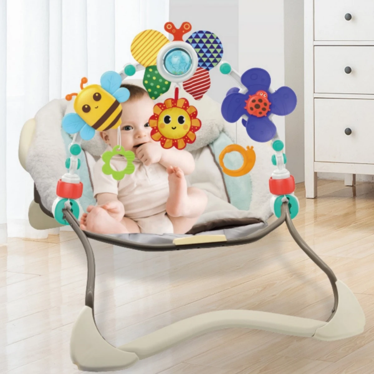 Мягкие плюшевые подвесные колокольчики Jinglei для детей безопасное сиденье