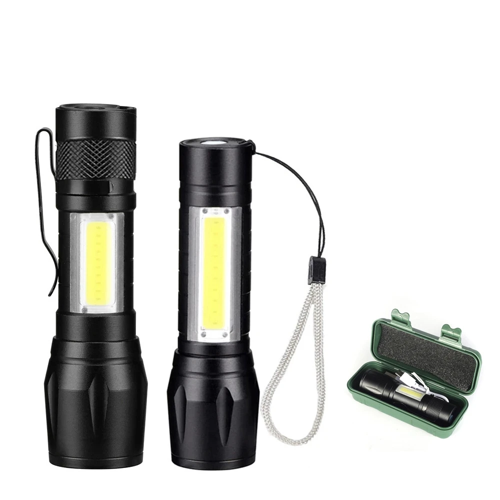 

Mini USB Charging LED Flashlight 3 Modes Portable Strong Light Zoom Torch Outdoor Camping Lamp Lantern Waterproof Flashlights
