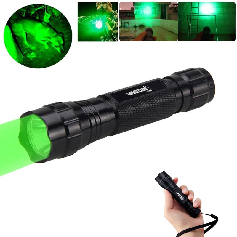 

VASTFIRE 501B Профессиональный портативный фонарь 1 режим красный/зеленый/белый