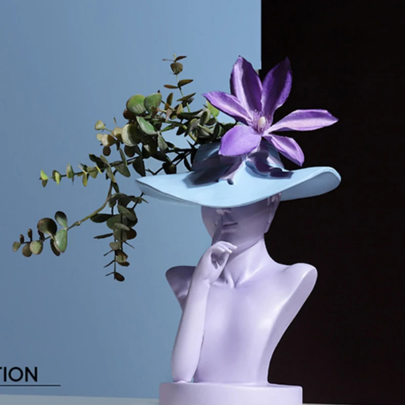 

Fashion Goddess Vase Abstract Body Art Flower Pot Nordic Modern Home Decoration Ins Creative Vase Decoration Resin Crafts