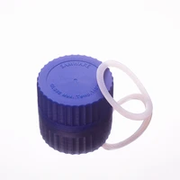 blue thread capgls 80mmplastic screw cap with silicone ring