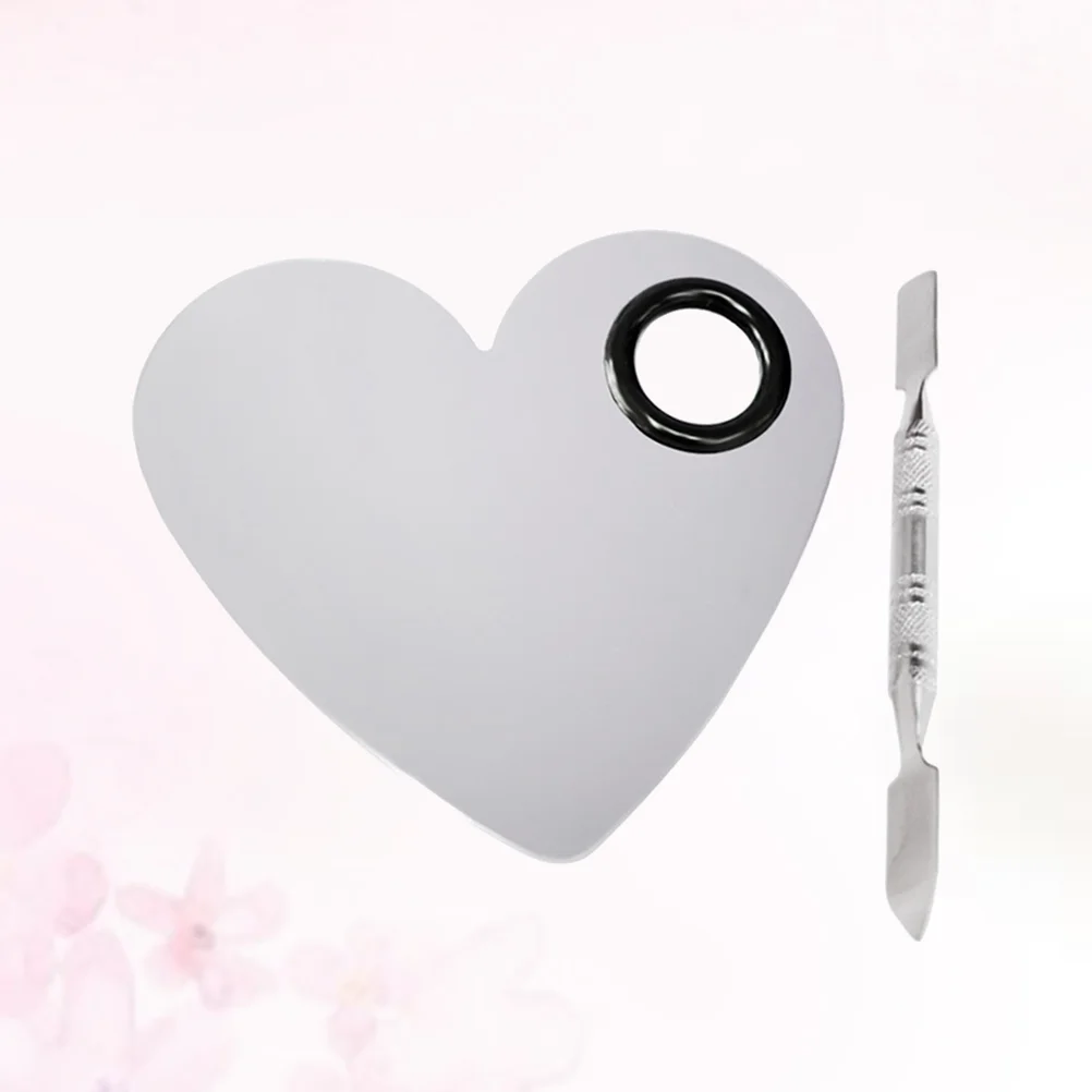 

Heart Shaped Artist Accessories Enthusiast Tools for Lip Colors Blending Foundation Shades