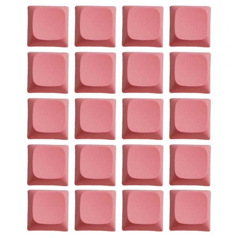 20 шт. цветные колпачки для клавиш из ПБТ механических клавиатур пустые