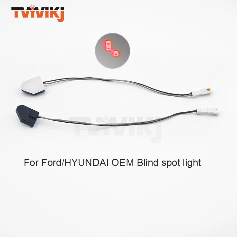 

1 пара, Автомобильные Боковые Зеркала для слепых зон, желтого/красного цвета