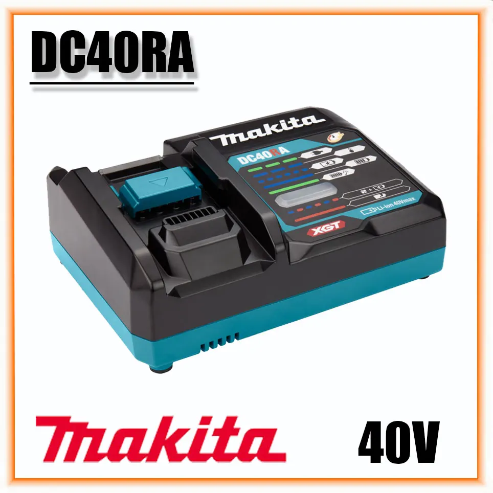 

Быстрое оптимальное зарядное устройство Makita DC40RA, 40 в, Max XGT, цифровой дисплей, оригинальное зарядное устройство для литиевых батарей 40 в, дизайн с двумя вентиляторами