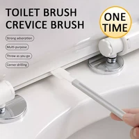 multifunctional toilet gap brush professional toilet brush bathroom cleaning brush window gap cleaner acces with 10pc brush head