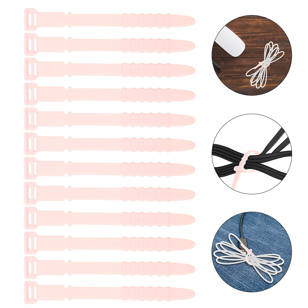

12pcs Silicone Cable Winders Cord Organizer Headphone Cable Cord Keepers