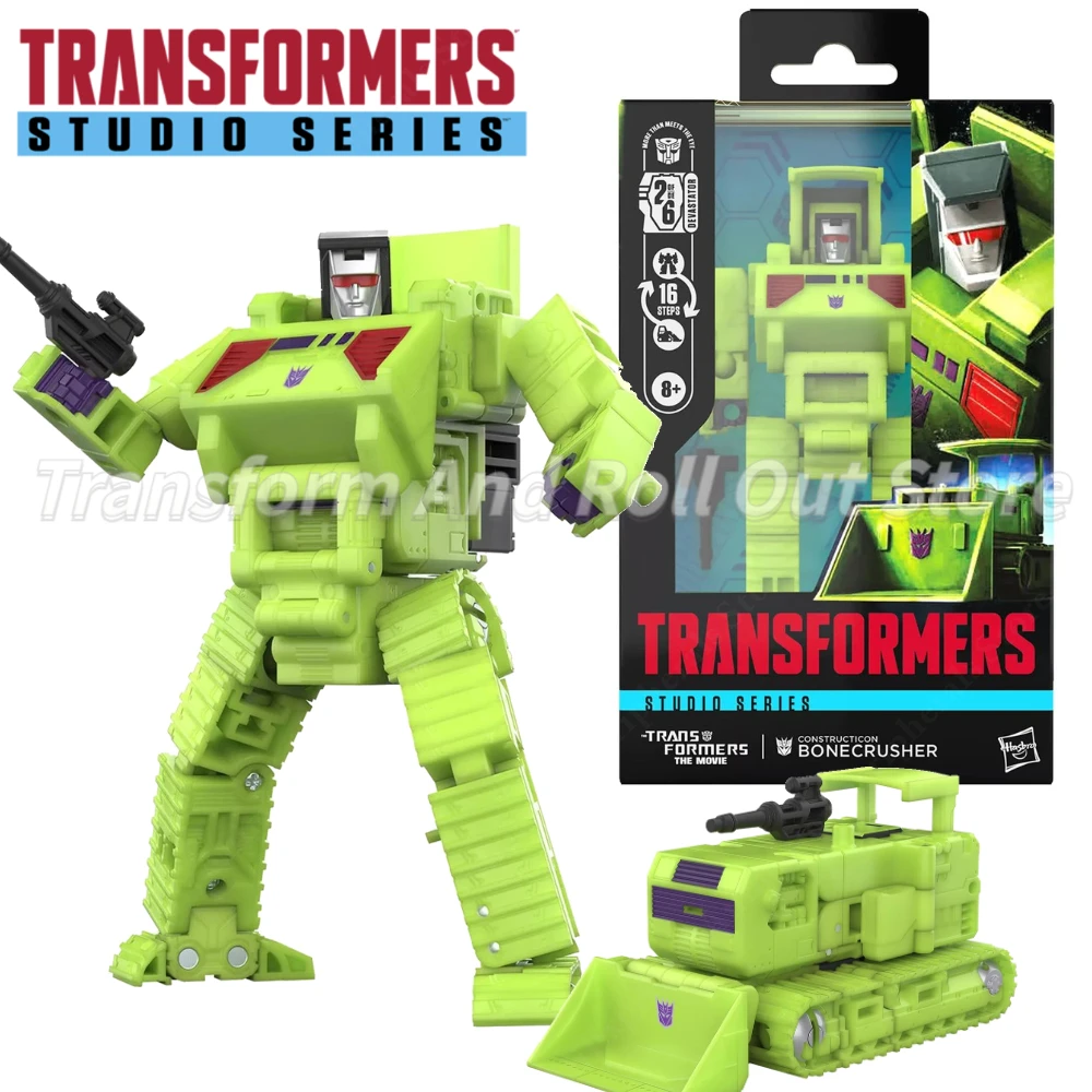 Фото В наличии Трансформеры Studio Series 2025 Deluxe Constructicon Bonecrusher TF1986 Фигурка Модель Коллекция игрушек Подарок для хобби №1