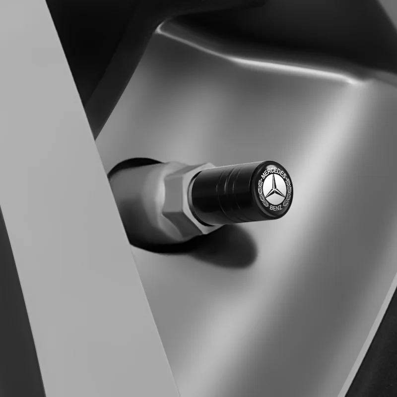 4 шт. Металлические колпачки для клапанов автомобильных колес аксессуары Mercedes benz