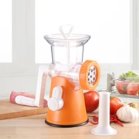 manual vegetable cutter manual meat grinder hand cranked meat mincer small sausage machine garlic mixer kitchen tool