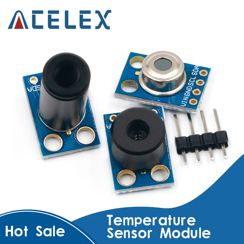 

GY-906 MLX90614ESF New MLX90614 Contactless Temperature Sensor Module Compatible