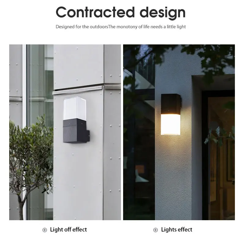 Современная настенная лампа для улицы помещения виллы патио ворот гостиной