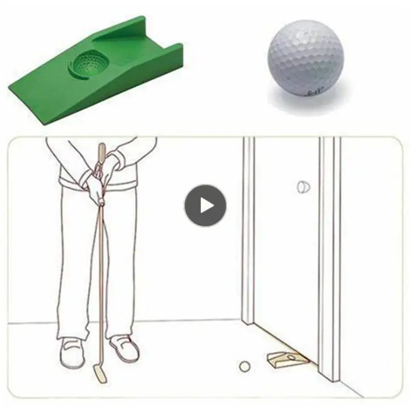 

Indoor Simple Environmental Friendly Door Stopper Durable Practical Door Stop Ball Accessories Golf Multipurpose Green Outdoor