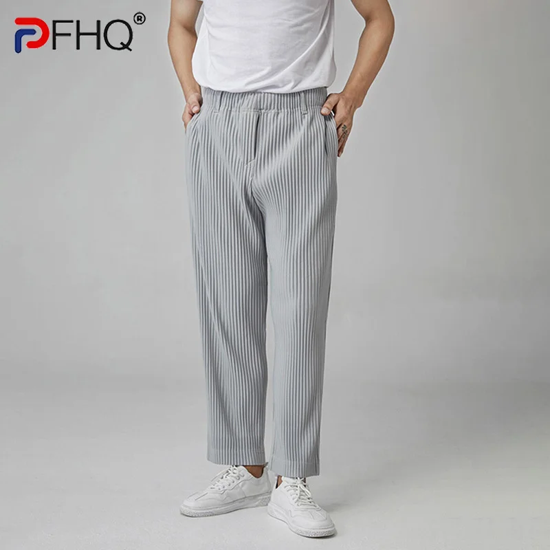 

Брюки мужские Плиссированные с широкими штанинами, на весну/лето