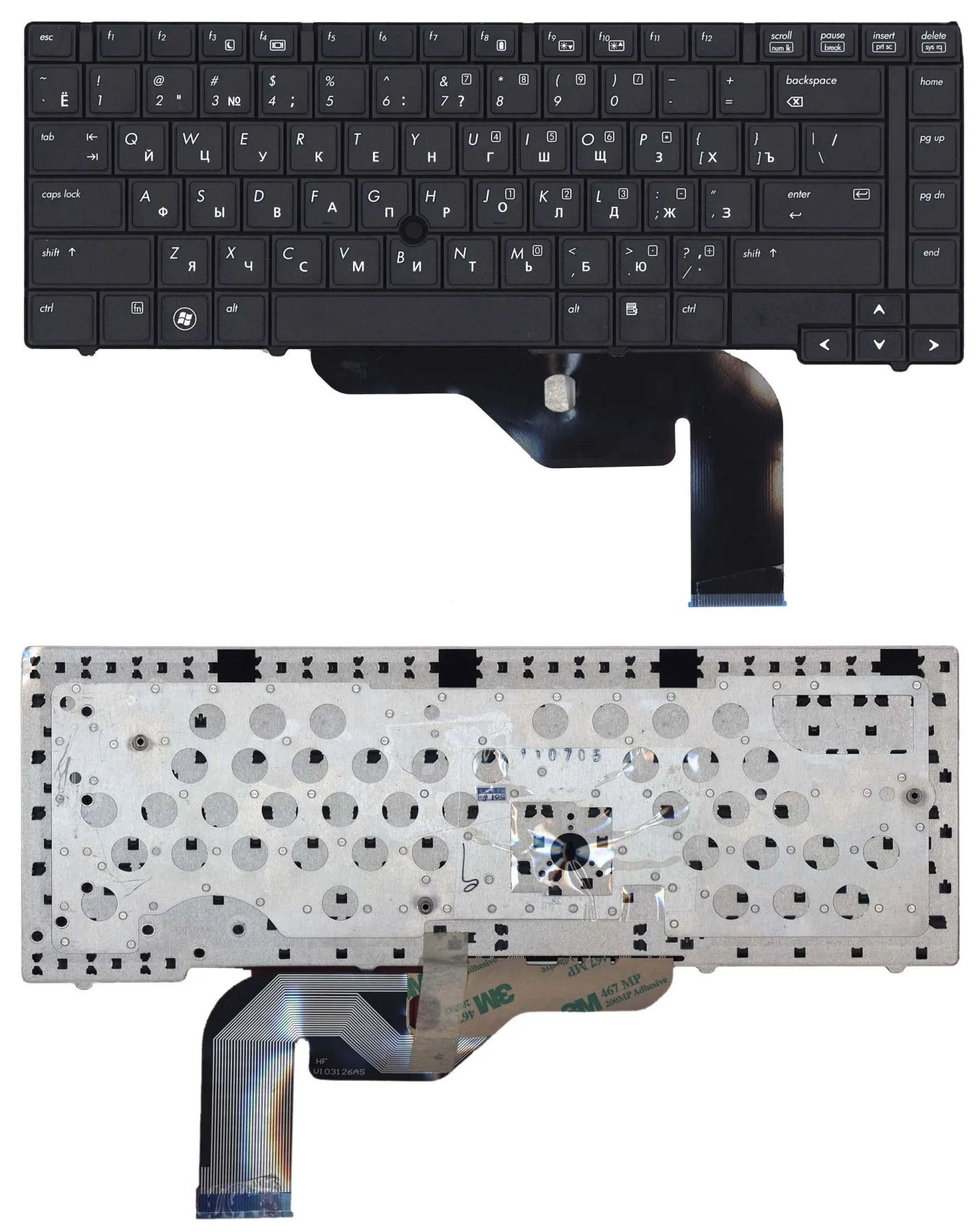 Клавиатура для ноутбука HP Probook 6440b 6445b 6450b 6455b черная с указателем|Клавиатуры