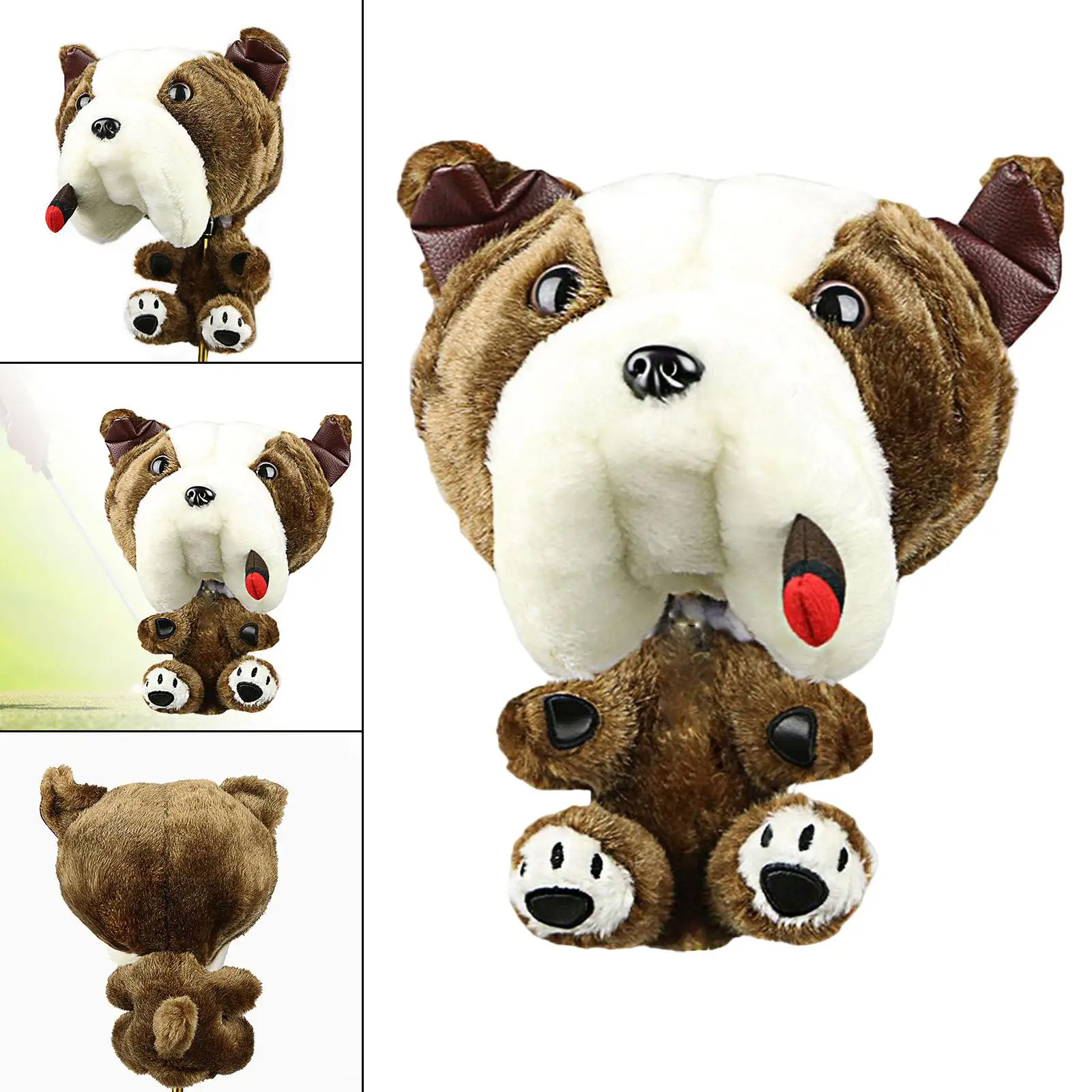 

Novelty Animal Golf Club Head Cover Protective Sleeve Scratch Proof Plush Golf Wood Headcover Golfer Equipment Travel Transport