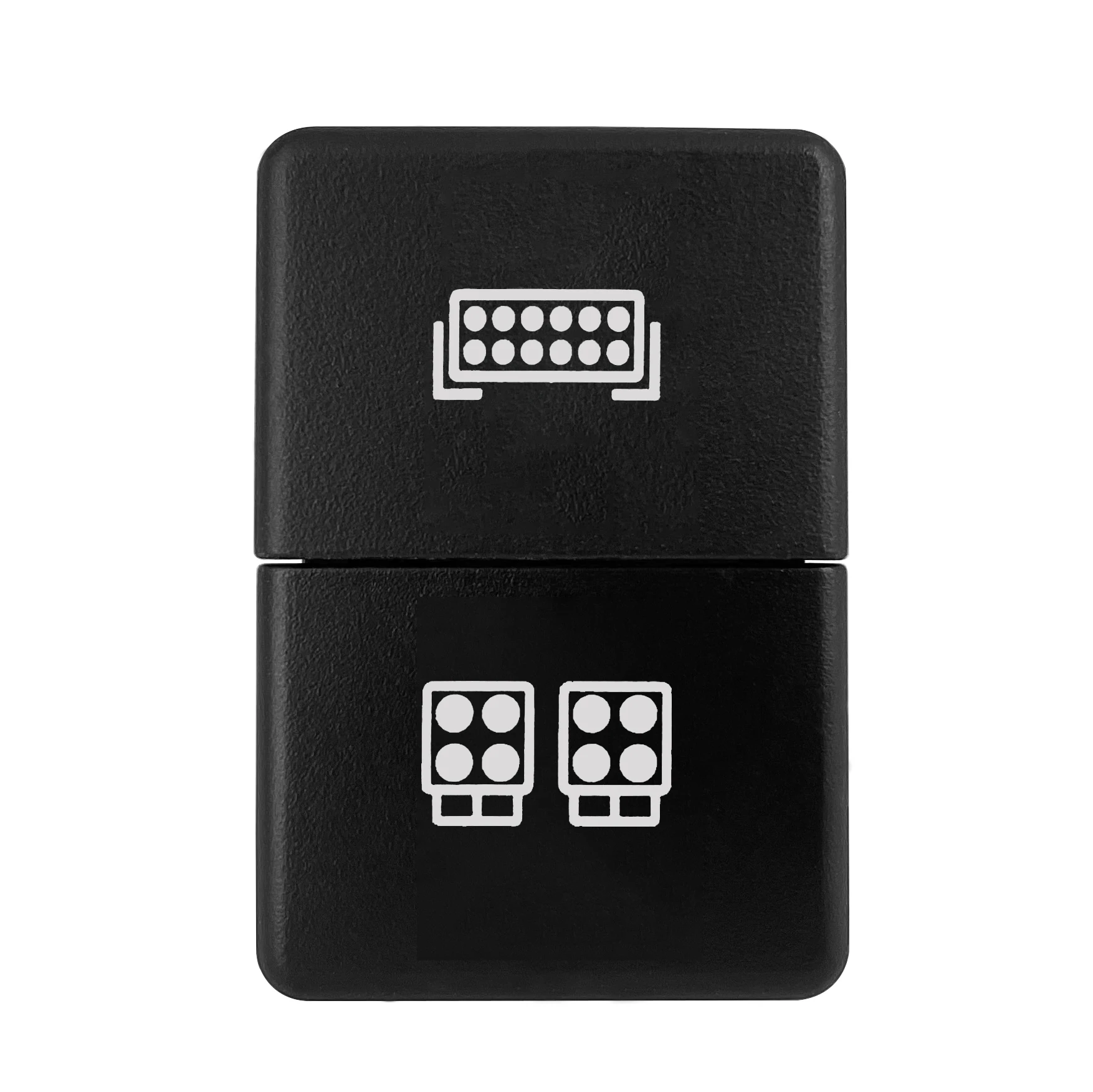 Оранжевый и белый кнопочный переключатель, светодиодный светильник/противотуманные фары/фонари дальнего света ВКЛ. ВЫКЛ для автомобиля Toyota 4Runner Hilux RAV4 Prado, запчасти для кемпера