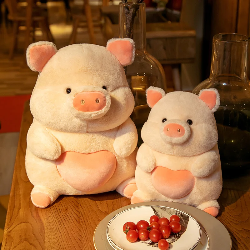 

Милая Розовая Свинья плюшевая кукла, 25-45 см, милая сидячая мультяшная мягкая игрушка свинья, мягкая подушка для сна, подарок для детей на день рождения