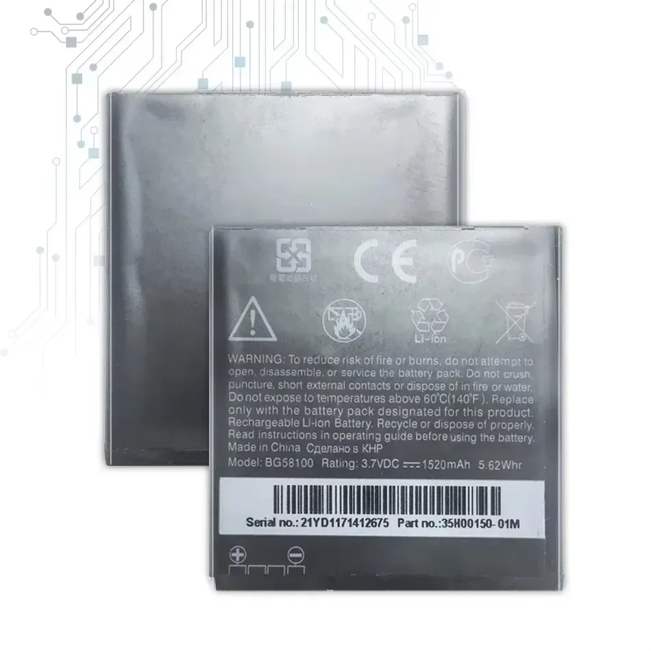 BG58100 Аккумулятор для мобильного телефона HTC G14 G17 G18 G21 G22 Radar 4G S610d Sensation XE Z710e Z710T Z715E