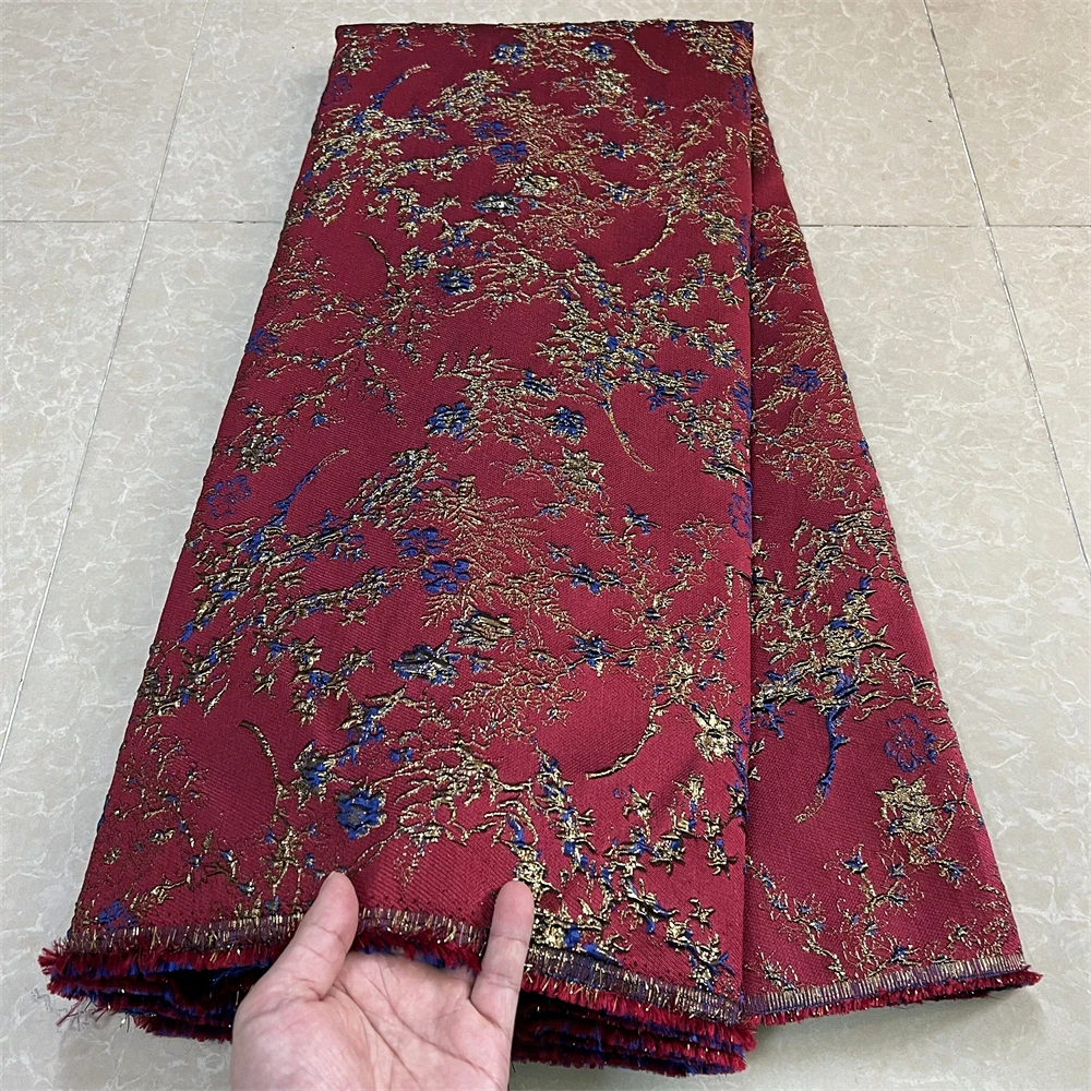 

2023 высококачественная искусственная ткань, вышивка из органзы, женское платье, жаккардовое платье из жаккарда, для свадьбы, 5 ярдов