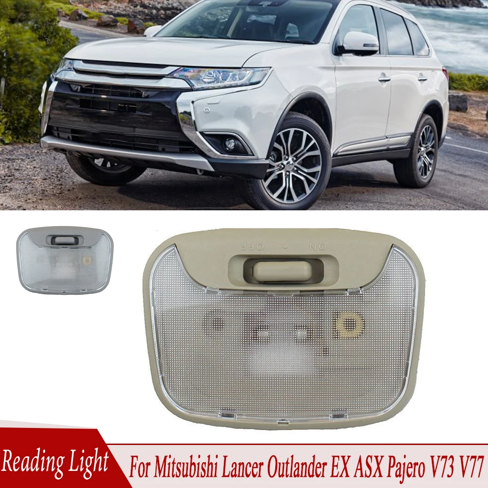

Интерьер автомобиля, заднее чтение, фонарь на крышу, серый, бежевый для Mitsubishi Lancer Outlander EX ASX Pajero V73 V77 MR250712