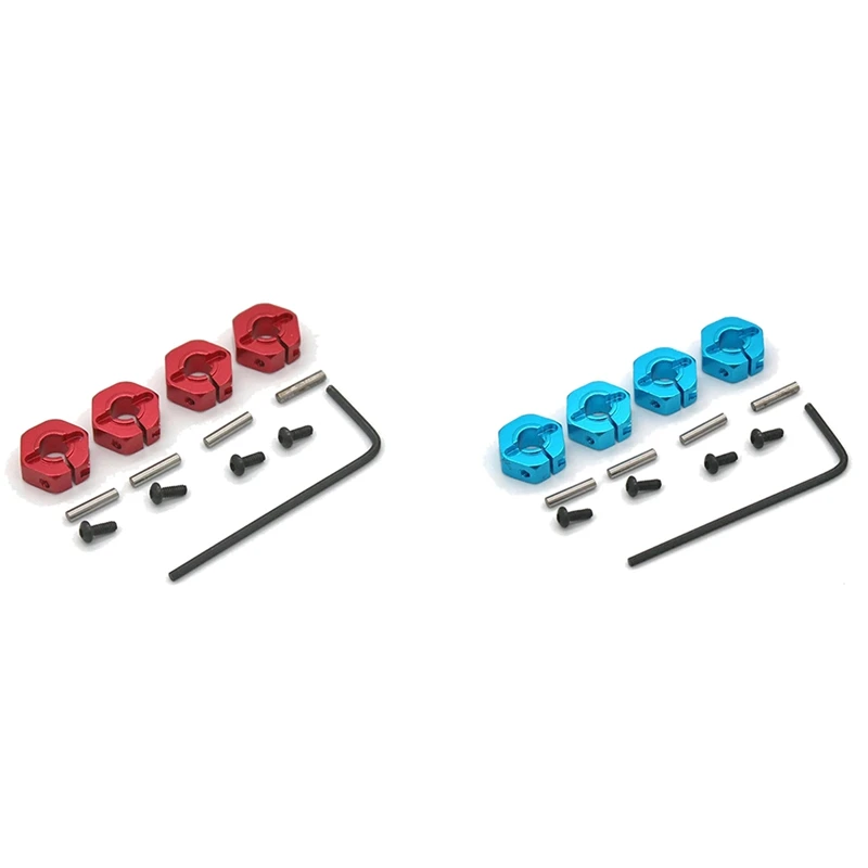 

Aluminum Alloy 12mm Combiner Wheel Hub Hex Adapter for Wltoys 104001 1/10 RC Car Upgrade Parts Accessories