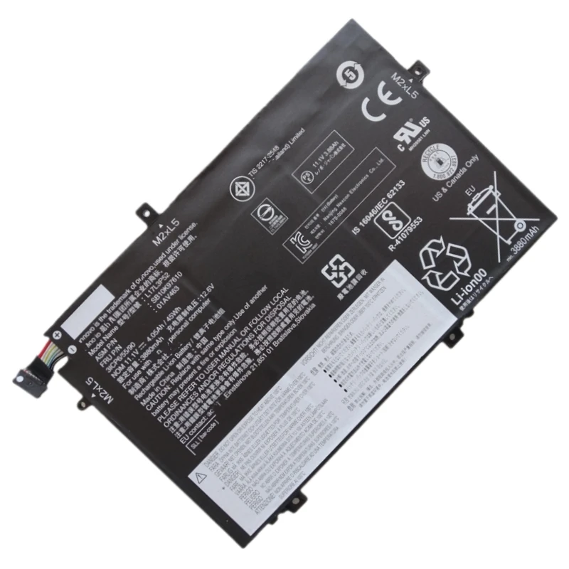 Новый 01AV463 01AV465 01AV466 L17L3P52 L17M3P53 L17L3P54 Аккумулятор для Lenovo ThinkPad L480 L580 R480 20LS 20LT 20LX 20LW L590 20Q7