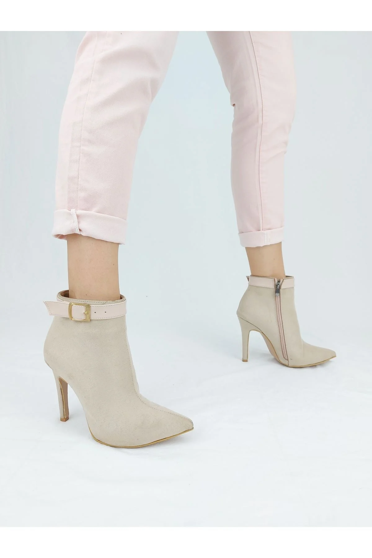 

Ventos Ten Suede Stiletto Heels Boots