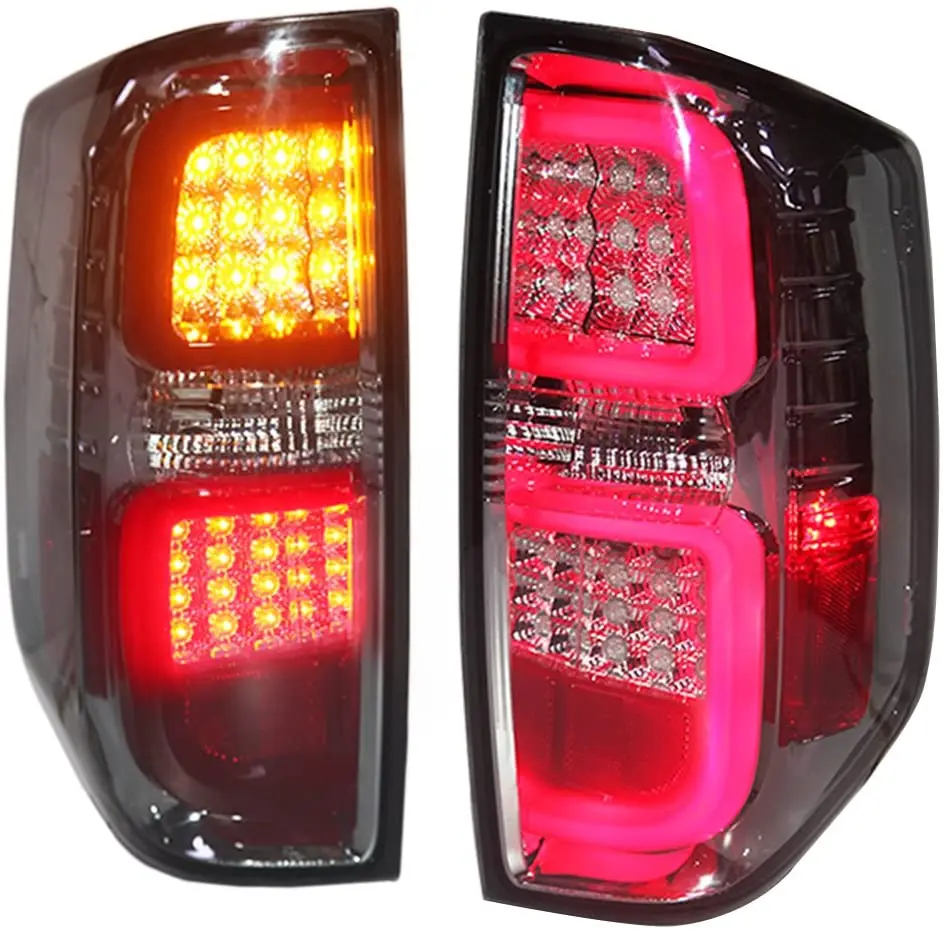 

For TOYOTA Tundra LED Taillights Back Lamps 2014-2015 Year Red Smoke