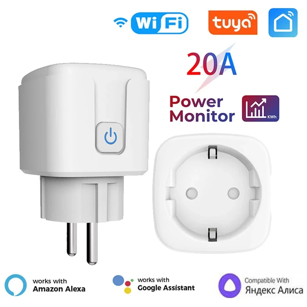 

Умная розетка RYRA 20A Wi-Fi