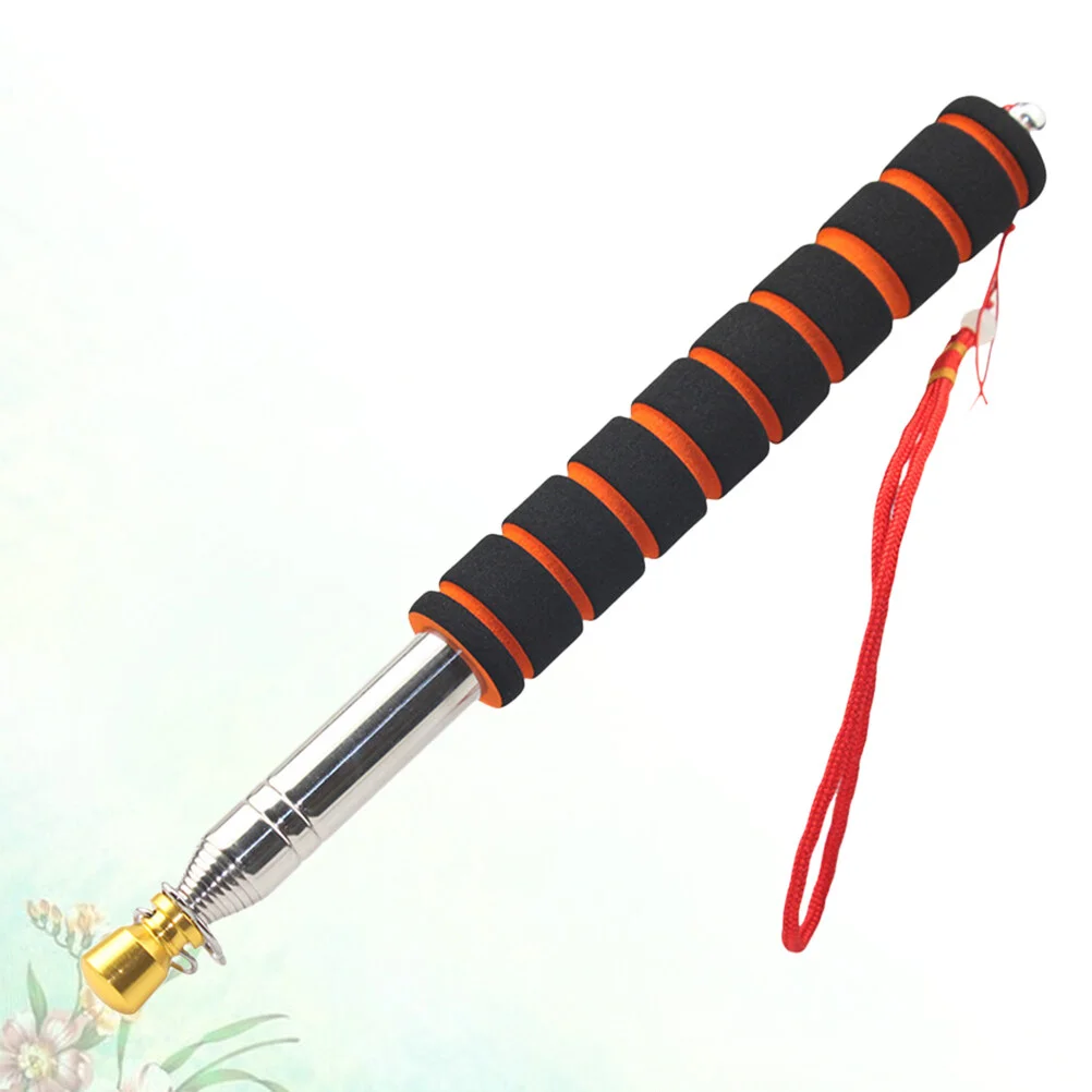 

Telescopic Handheld Flagpoles Guide Flag Pole Flag Pole Sponge Handle Flag Pole for Tourist Hiking Teaching 1.6 Meters