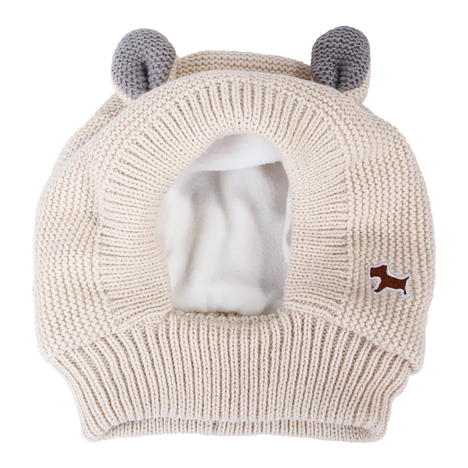 

Вязаные Теплые ушные муфты для собак, фейерверк для ухода, спокойное облегчение беспокойства, тихие шумозащитные аксессуары, ветрозащитный...